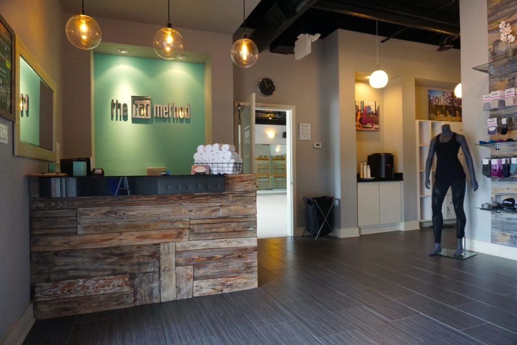 Main Lobby at The Bar Method Houston - Montrose