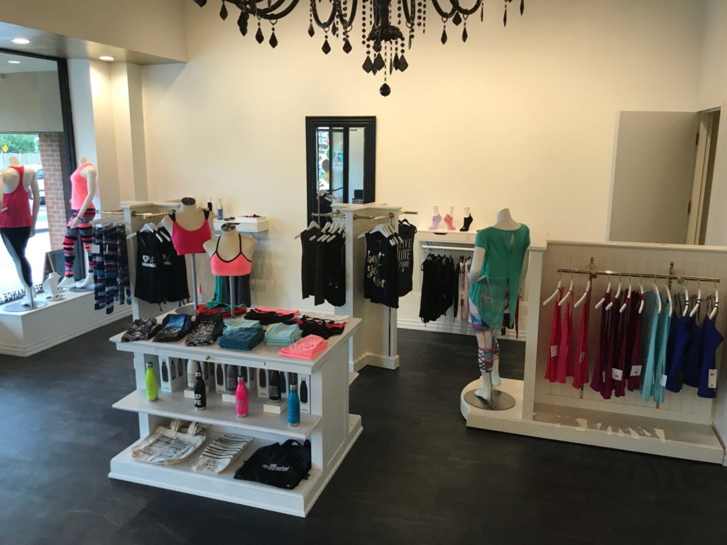 barre fitness fashion, retail space, barre